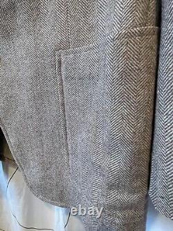 Vintage Hand Tailored Thomas Wong Tweed Suit Coat Hong Kong