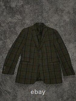 Vintage Harris Tweed Custom Scottish Wool Sport Coat Blazer Jacket