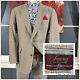 Vintage Imperial Tweed Blazer Mens 46r Wool Basket Weave Sport Coat Jacket