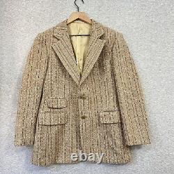 Vintage Jacket Mens 38 40 British 60s 70s Carnaby St Tweed Suit Irvine Sellars