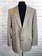 Vintage Jaymar Mens Brown Tweed Wool Shooting Jacket Blazer Sport Coat 44l