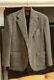 Vintage Light Grey 40s Donegal Herringbone Single Breasted Jacket