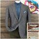 Vintage Magee Mens Tweed Blazer Sport Coat 2 Button Casual Jacket Size 44l Suit