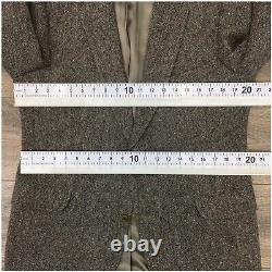 Vintage Magee Mens Tweed Blazer Sport Coat Casual Jacket Size 39R Wool Suit