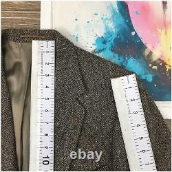 Vintage Magee Mens Tweed Blazer Sport Coat Casual Jacket Size 39R Wool Suit