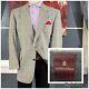 Vintage Nordstrom Blazer Mens 43l Wool Sport Jacket Herringbone Windowpane