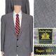 Vintage Oxxford 2 Piece Suit Mens 42r Pants 34x30 Gray Wool Two Button Bespoke