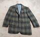 Vintage Polo Ralph Lauren Jacket Mens 42 Brown Green Tweed Lambs Wool Union Usa