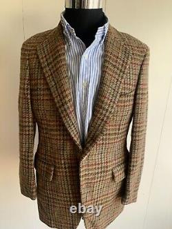 Vintage Polo Ralph Lauren Tweed Sport Coat Jacket 38 Regular 38r
