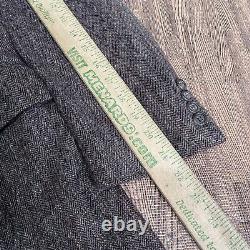 Vintage Polo Ralph Lauren Wool Suit size 37S 32x26 Herringbone USA Made