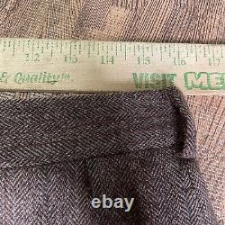 Vintage Polo Ralph Lauren Wool Suit size 37S 32x26 Herringbone USA Made