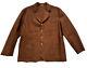 Vintage Romeo Gigli Design Men's Wool Brown Coat Jacket Size Large Italy