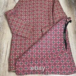 Vintage Welsh Woollens Real Welsh Tapestry 100% Wool Blazer Skirt Suit Pink