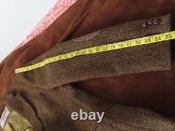 Vintage harris tweed blazer jacket pure new wool 44R flawless reinforced elbows