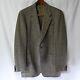 Vtg 90s 42r Brown Nailhead Fleck Tweed 2 Btn Blazer Suit Jacket Sport Coat