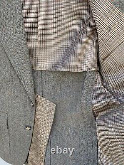 Vtg Bespoke Donegal Tweed Suit 60s Woolf Brothers 40R 33x29 Flecked 1950s