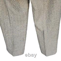 Vtg Bespoke Donegal Tweed Suit 60s Woolf Brothers 40R 33x29 Flecked 1950s