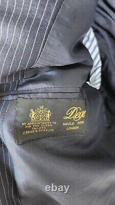 Vtg Dege Suit 40R Bespoke Saville Row 30x30 Working Cuff Fully Canvassed