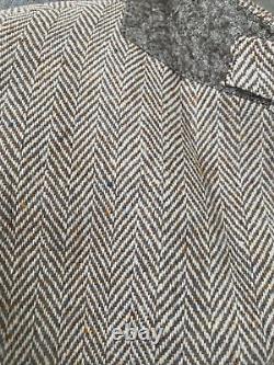 Vtg MAGEE Donegal Handwoven Irish Tweed Blazer Sport Coat Wool Jacket 48L