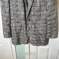 Vtg Polo Ralph Lauren Sz 42 44 Preppy Silk Vintage Suit Jacket Blazer Sport Coat