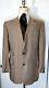 Vtg Turnbull & Asser Mens Sport Coat Brown 100% Wool Houndstooth Jacket 46r