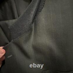 Yves Saint Laurent VTG Charcoal 2 Piece Suit Men's 44R + 32X30 Pants FRANCE