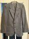 Yves Saint Laurent Vintage Brown Tweed 100% Wool Button Up Suit Jacket Size S