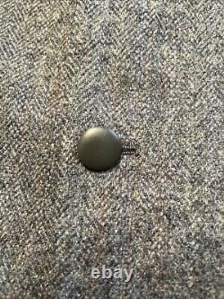 Yves Saint Laurent Vintage Brown Tweed 100% Wool Button Up Suit Jacket Size S